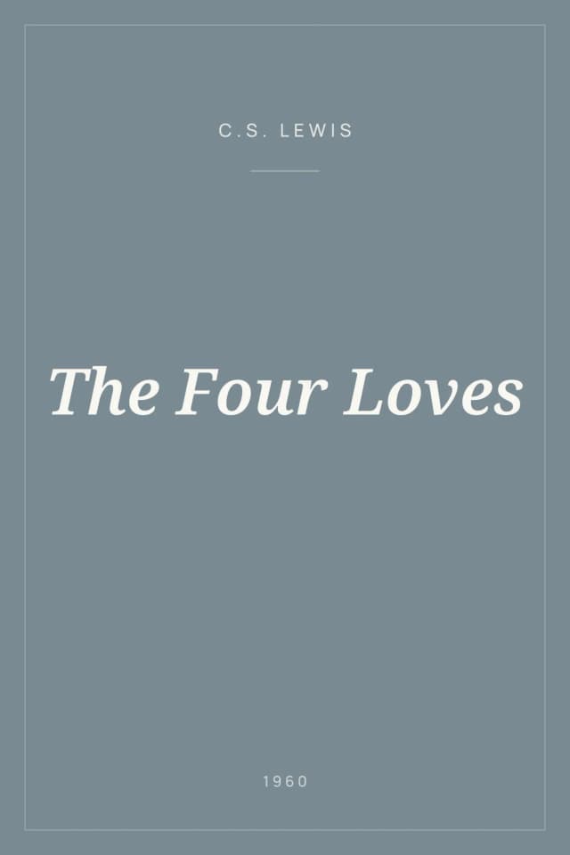 Portada de The Four Loves