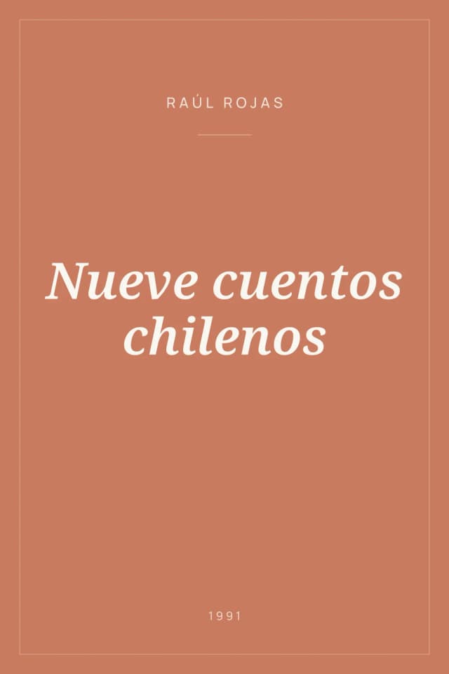 Portada de Nueve cuentos chilenos