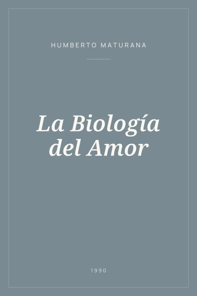 Portada de La Biología del Amor