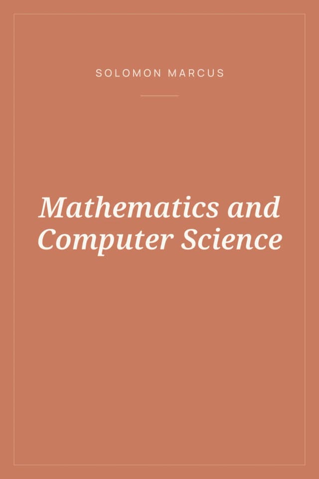 Portada de Mathematics and Computer Science