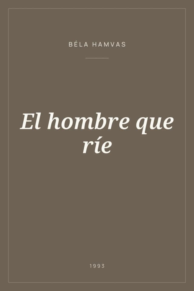 Portada de El hombre que ríe
