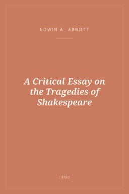 Portada de A Critical Essay on the Tragedies of Shakespeare