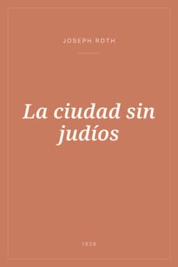 Portada de La ciudad sin judíos