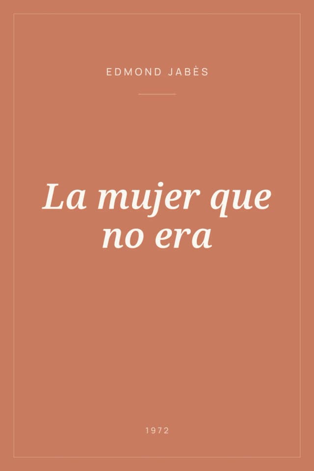 Portada de La mujer que no era