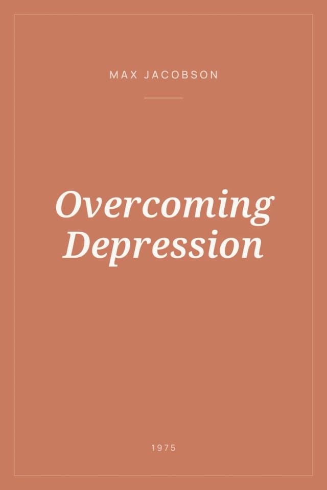 Portada de Overcoming Depression