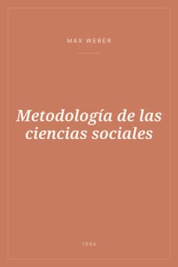 Portada de Metodología de las ciencias sociales