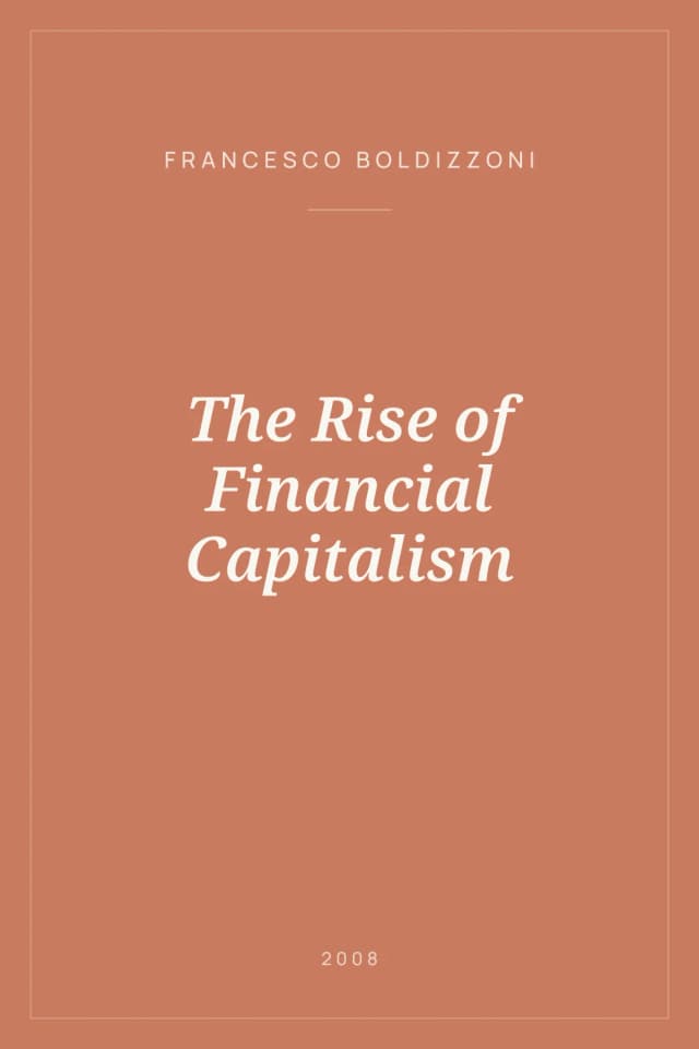Portada de The Rise of Financial Capitalism