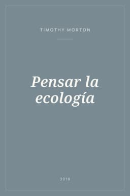 Portada de Pensar la ecología