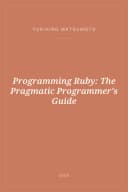 Portada de Programming Ruby: The Pragmatic Programmer's Guide