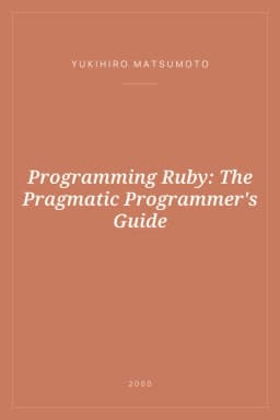 Portada de Programming Ruby: The Pragmatic Programmer's Guide