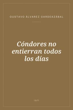 Portada de Cóndores no entierran todos los días