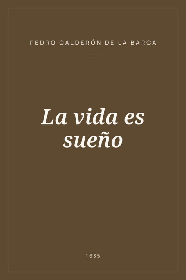 Portada de La vida es sueño