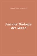 Portada de Aus der Biologie der Sinne