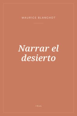 Portada de Narrar el desierto
