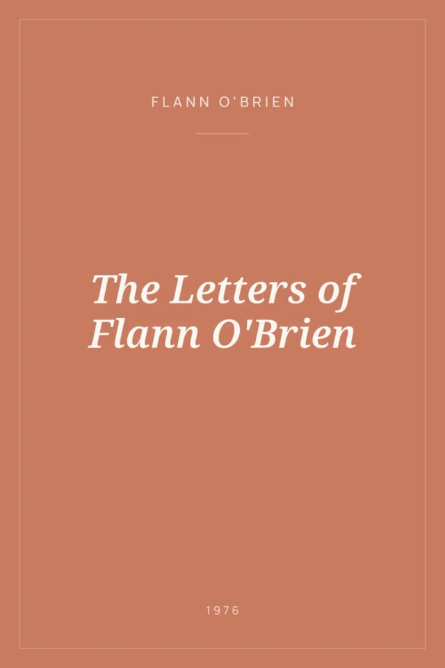 Portada de The Letters of Flann O'Brien