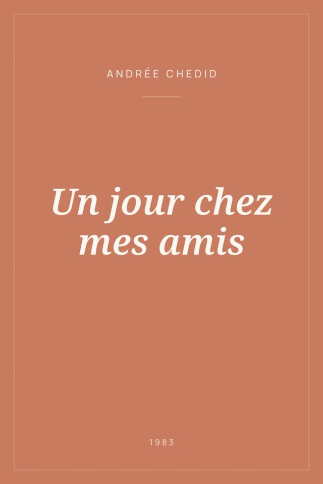 Portada de Un jour chez mes amis
