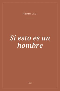 Portada de Si esto es un hombre