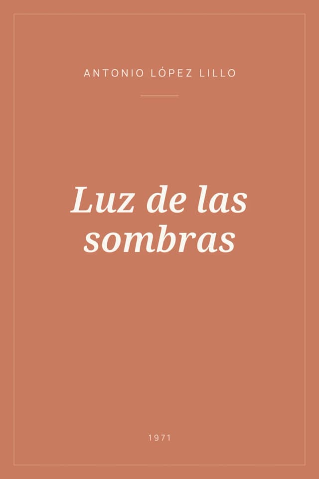 Portada de Luz de las sombras