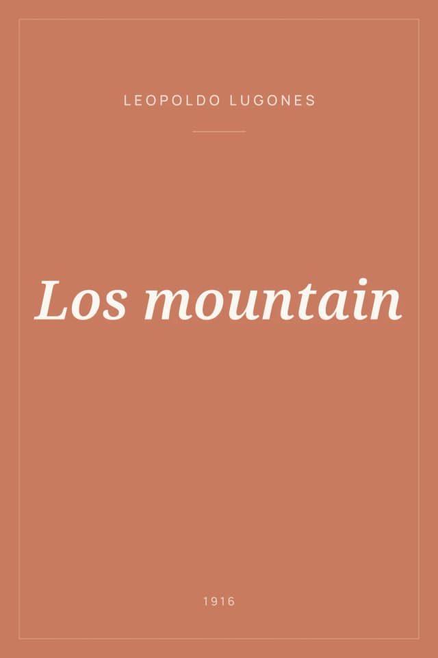 Portada de Los mountain