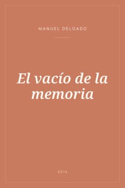 Portada de El vacío de la memoria