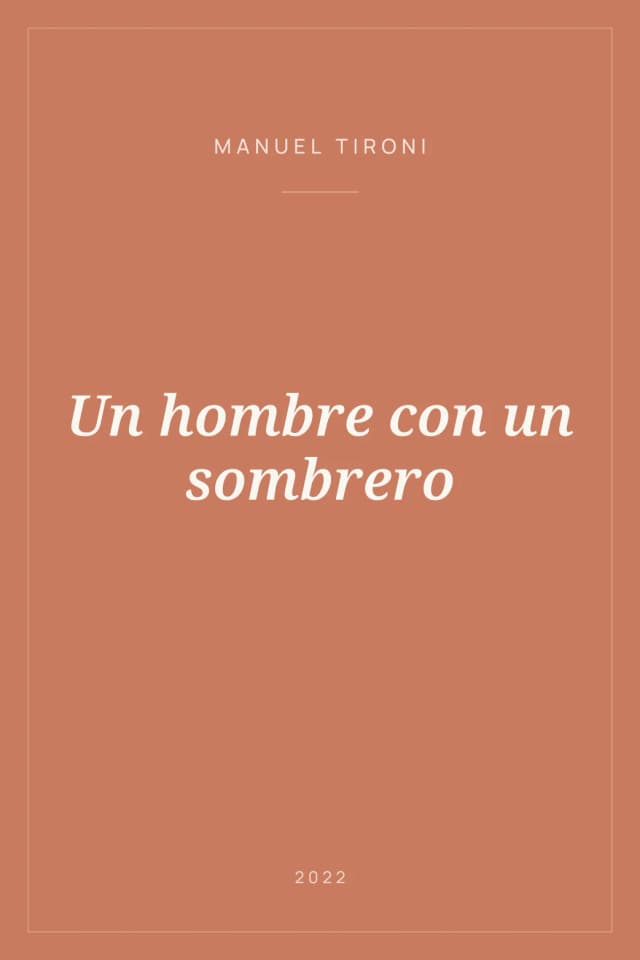Portada de Un hombre con un sombrero
