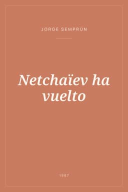 Portada de Netchaïev ha vuelto