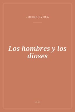 Portada de Los hombres y los dioses