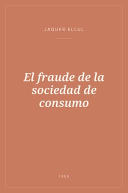 Portada de El fraude de la sociedad de consumo