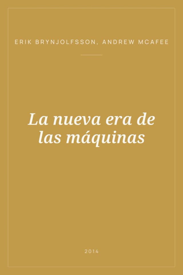 Portada de La nueva era de las máquinas