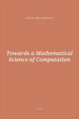 Portada de Towards a Mathematical Science of Computation