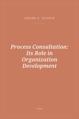 Portada de Process Consultation: Its Role in Organization Development