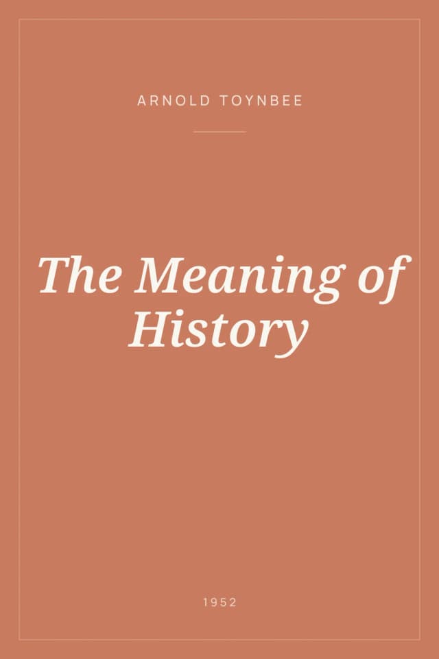 Portada de The Meaning of History
