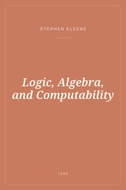 Portada de Logic, Algebra, and Computability