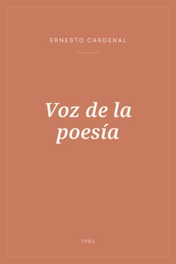 Portada de Voz de la poesía