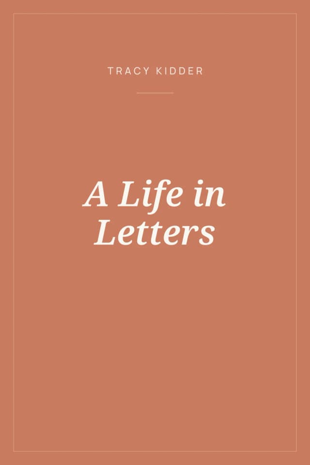 Portada de A Life in Letters