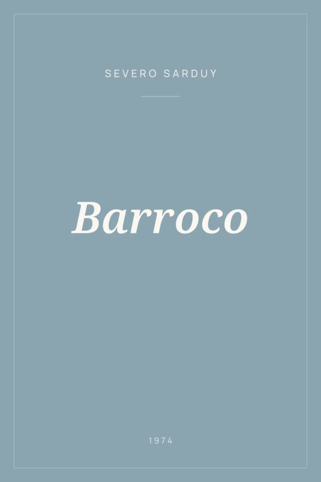 Portada de Barroco