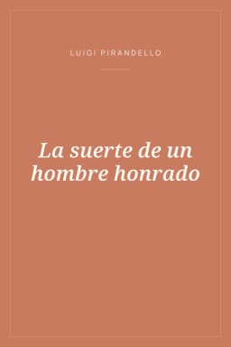 Portada de La suerte de un hombre honrado