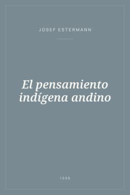 Portada de El pensamiento indígena andino