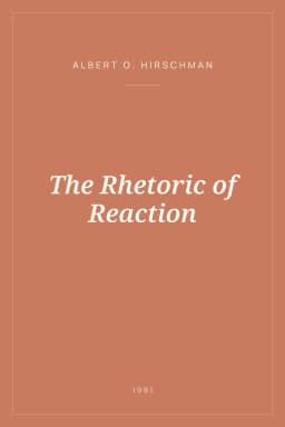 Portada de The Rhetoric of Reaction