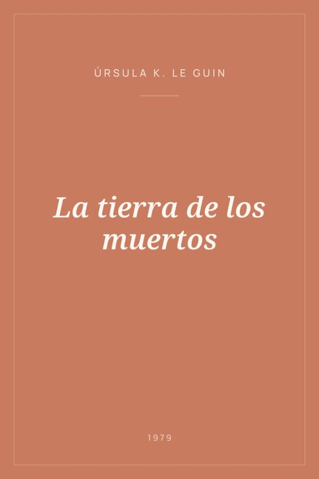 Portada de La tierra de los muertos