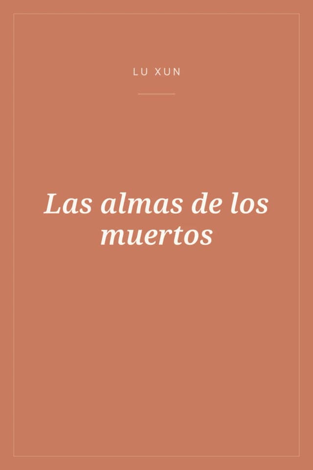 Portada de Las almas de los muertos