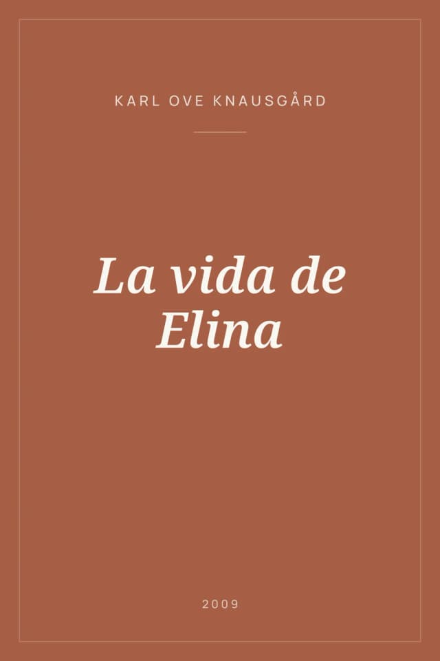 Portada de La vida de Elina