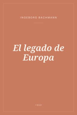 Portada de El legado de Europa