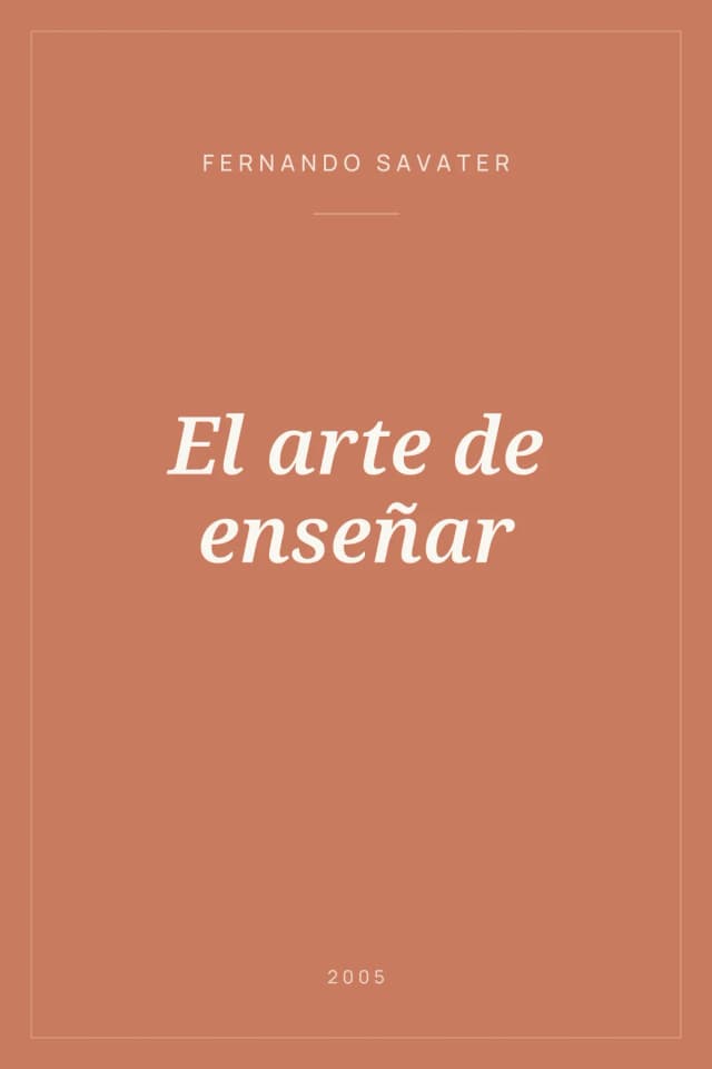 Portada de El arte de enseñar