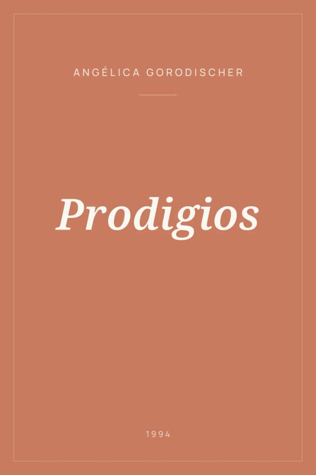 Portada de Prodigios