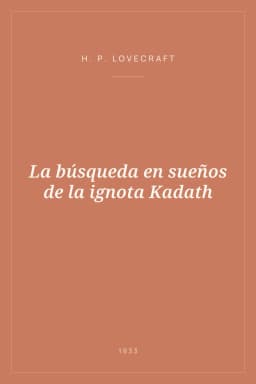 Portada de La búsqueda en sueños de la ignota Kadath