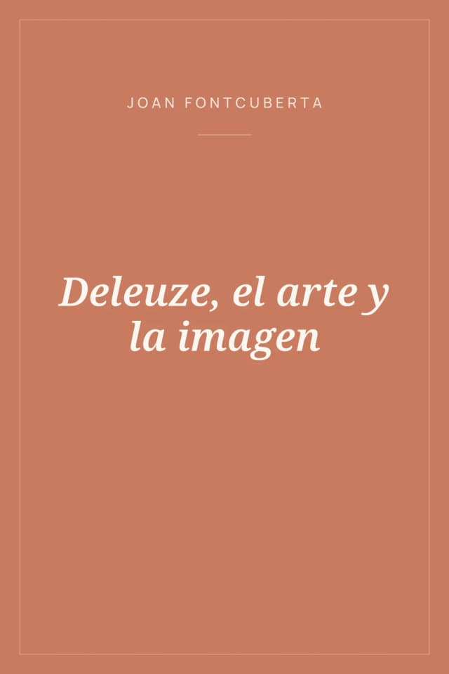 Portada de Deleuze, el arte y la imagen