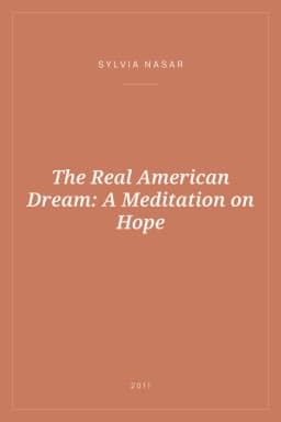 Portada de The Real American Dream: A Meditation on Hope