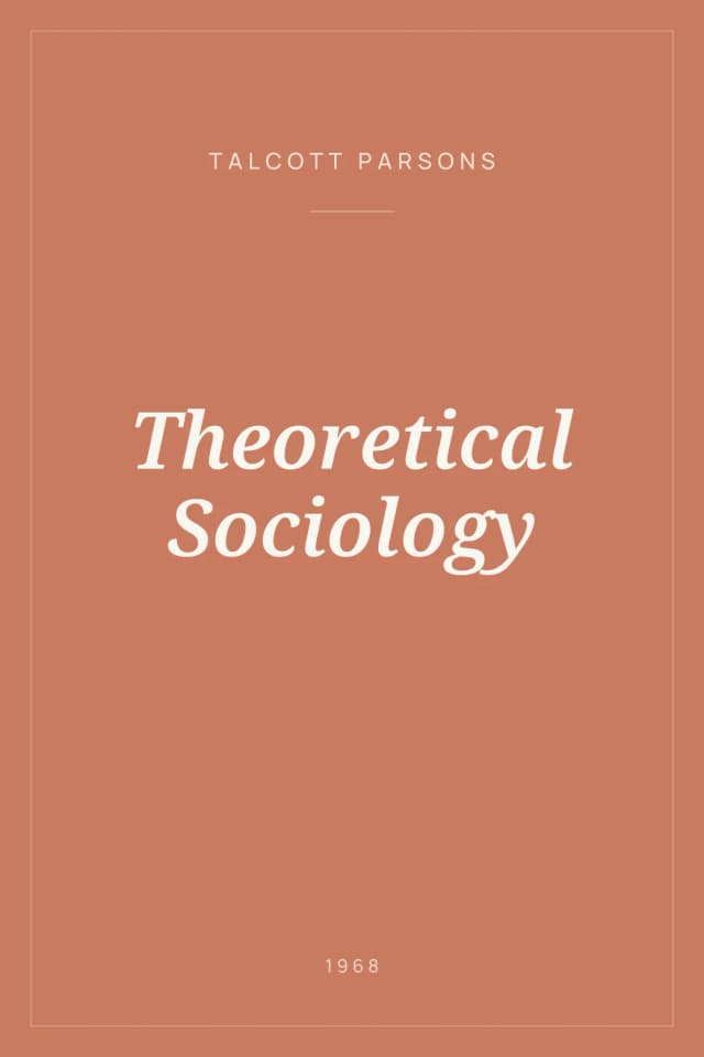 Portada de Theoretical Sociology