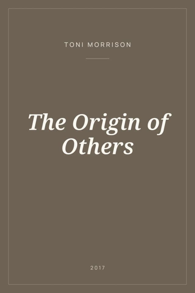 Portada de The Origin of Others